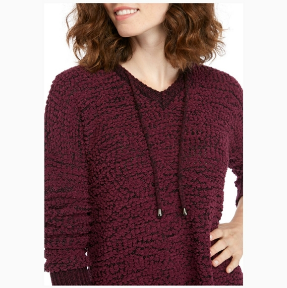 New Directions Popcorn Pullover with Hood Size XL - Picture 4 of 5